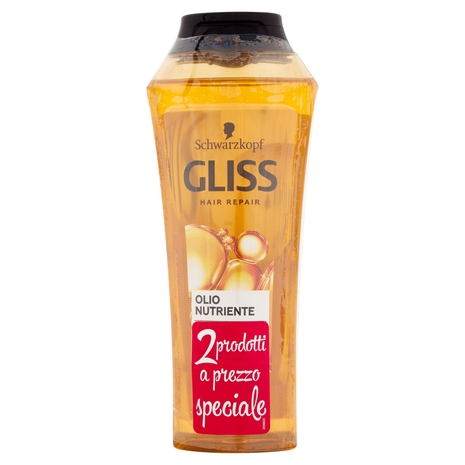 Gliss Hair Repair Olio Nutriente Shampoo Nutriente 2 x 250 ml